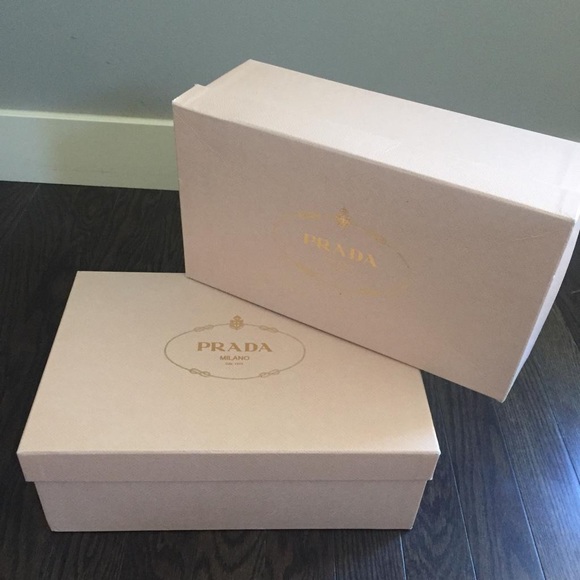 Empty Prada shoe boxes x2 - Picture 2 of 3